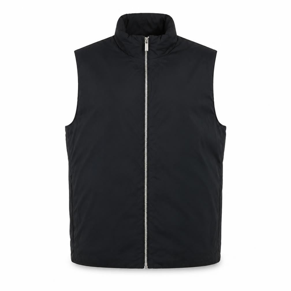 Front view of ESPRIT Men's Black M Padded Bodywarmer Waistcoat Full Zip