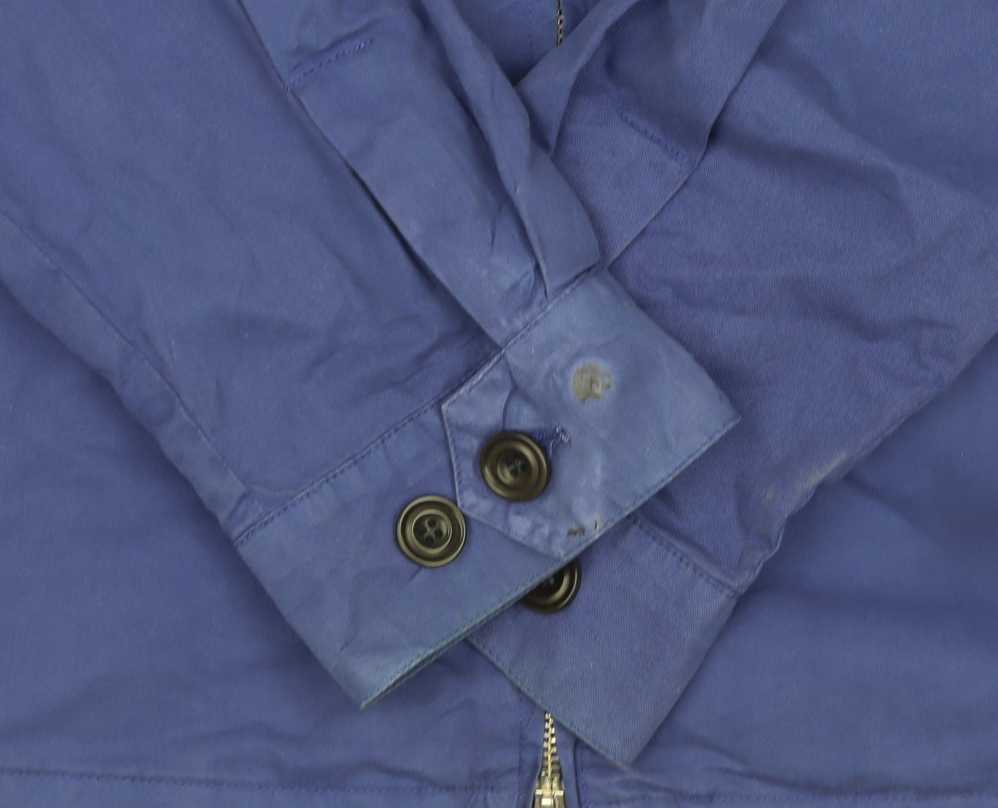 Hartford Men's Blue Cotton Basic Jacket Size 50 Regular Fit