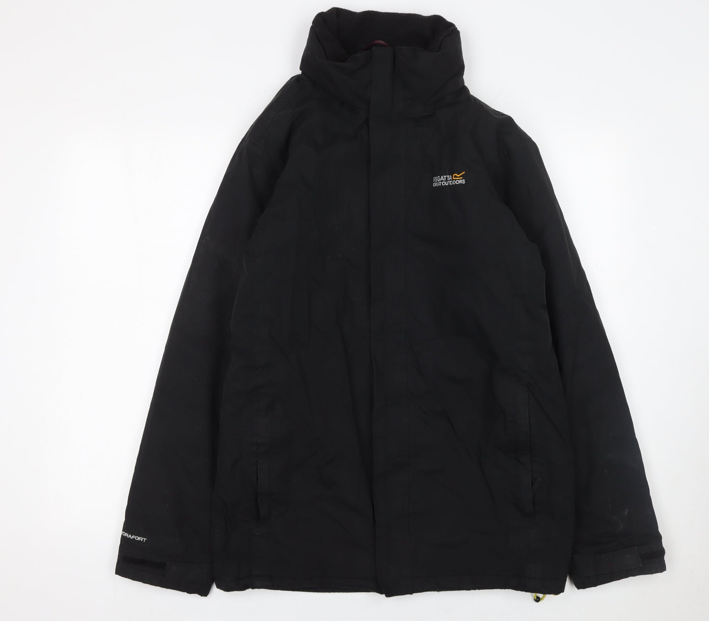 Regatta Men's Black Waterproof Outdoor Rain Jacket Size S