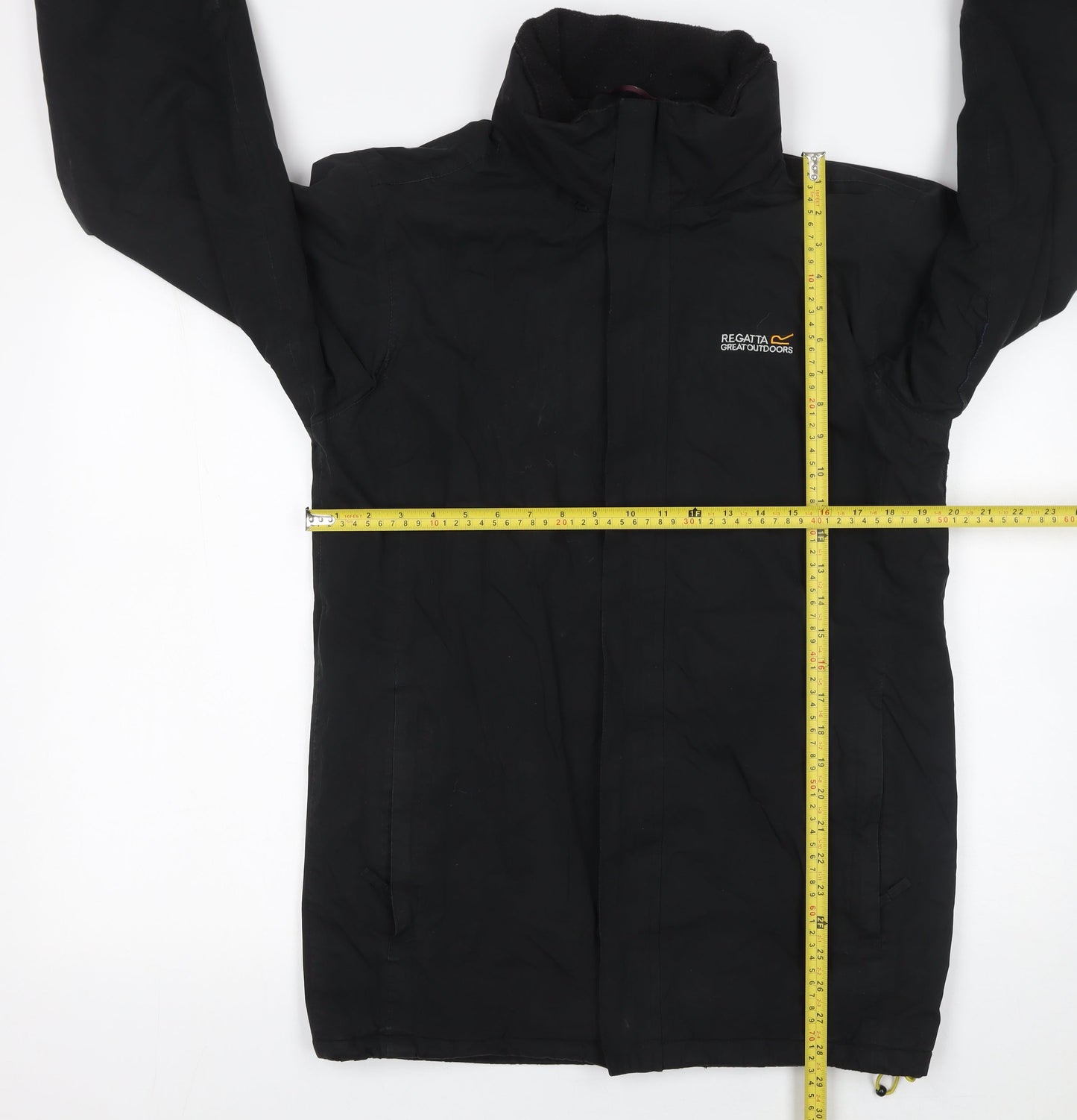 Regatta Men's Black Waterproof Outdoor Rain Jacket Size S