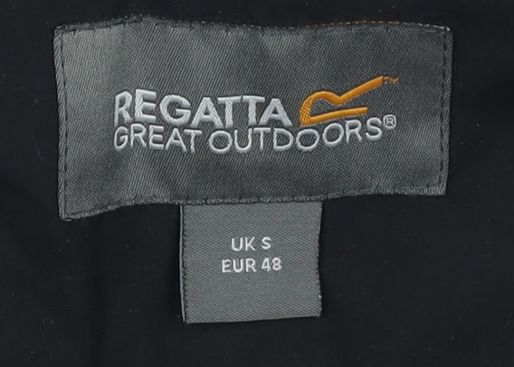 Regatta Men's Black Waterproof Outdoor Rain Jacket Size S