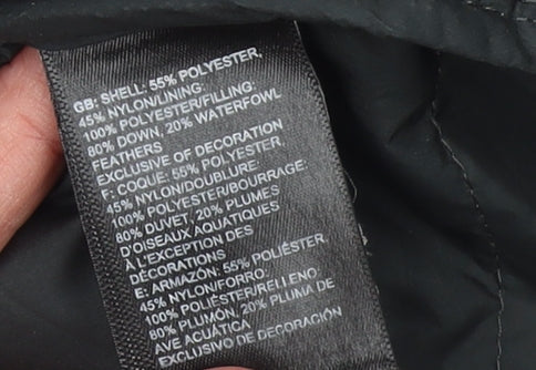 The North Face Boys Grey XL Hooded Down Puffer Jacket