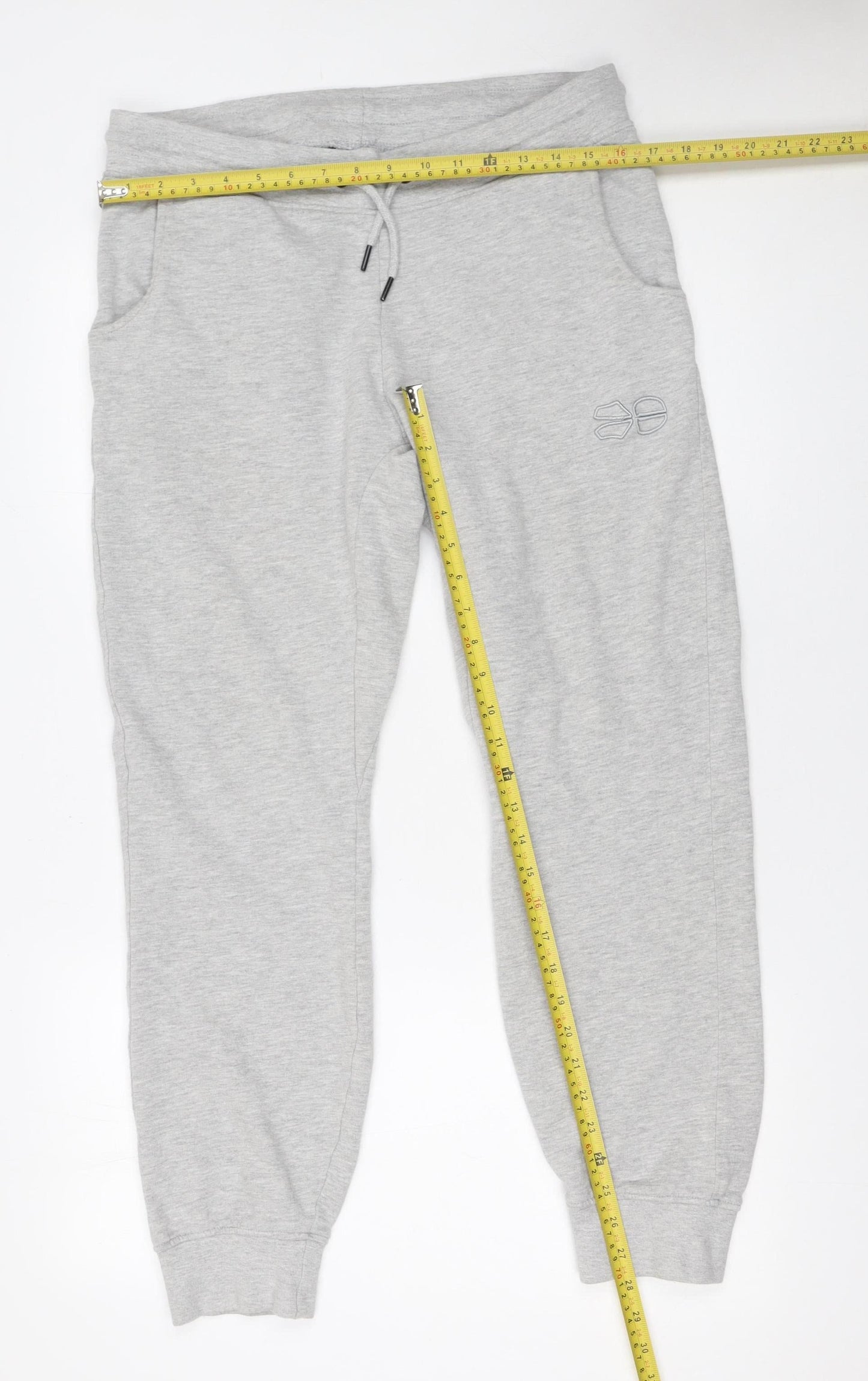 Crosshatch Men's Grey Jogger Trousers Size M Casual Regular Fit