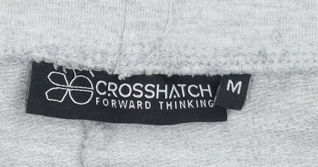 Crosshatch Men's Grey Jogger Trousers Size M Casual Regular Fit