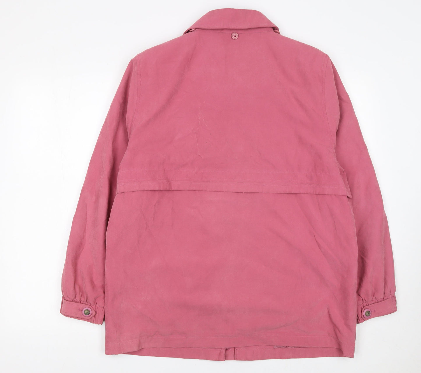JTC Collection Women Pink Size 16 Lightweight Button Mid-Length Jacket