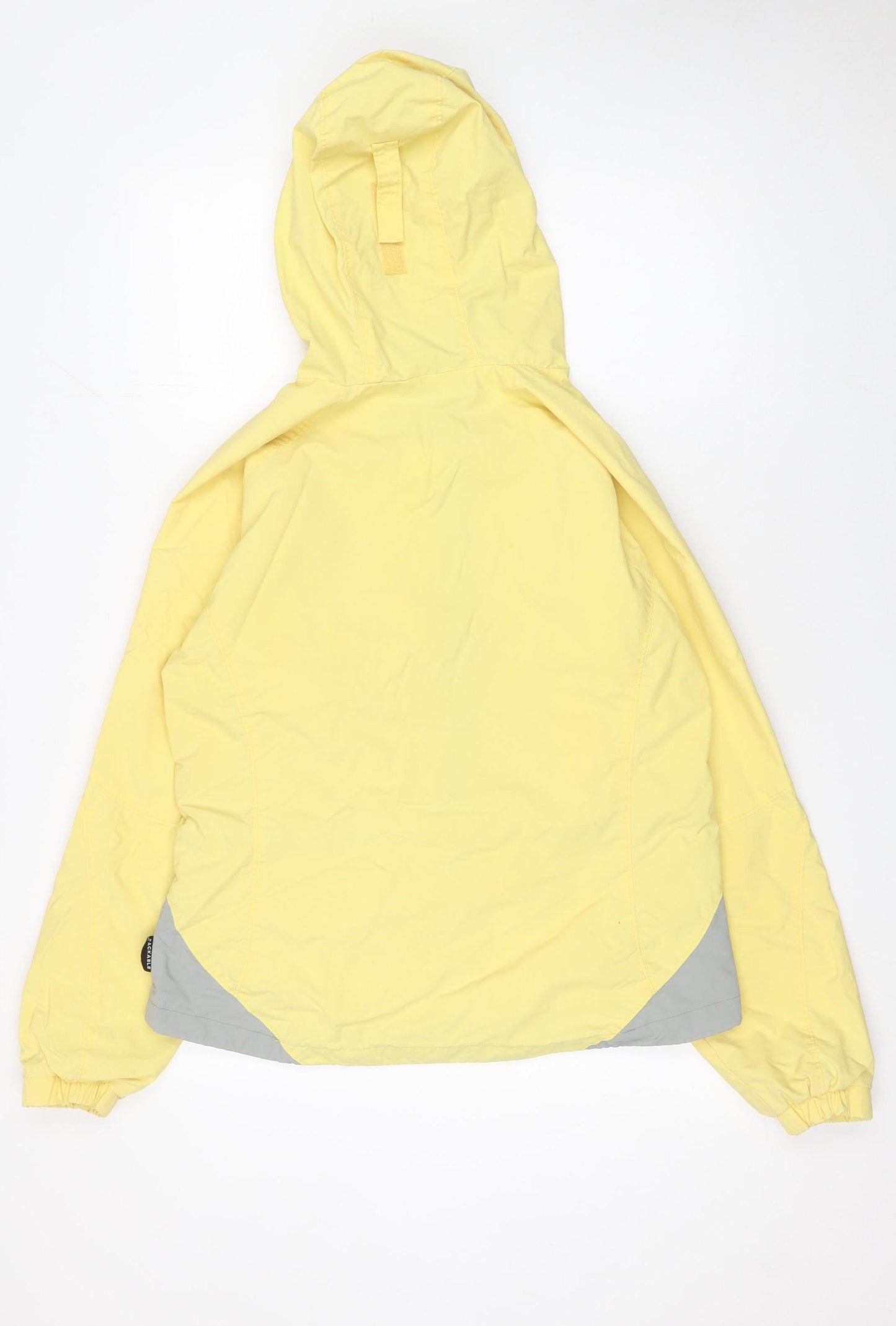 Columbia Women's Yellow Waterproof Hooded Rain Jacket M