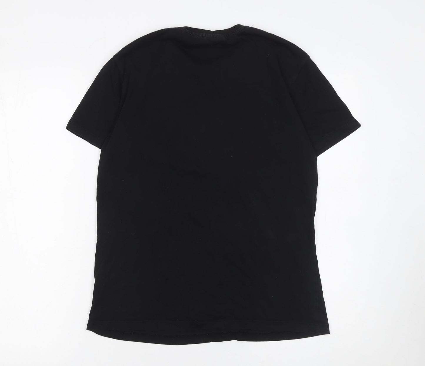 Marvel Men’s Black Avengers Logo Graphic T-Shirt M Regular Fit