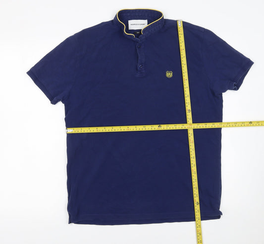 Kooples X Sport Men’s Blue Slim Fit Polo Shirt XL