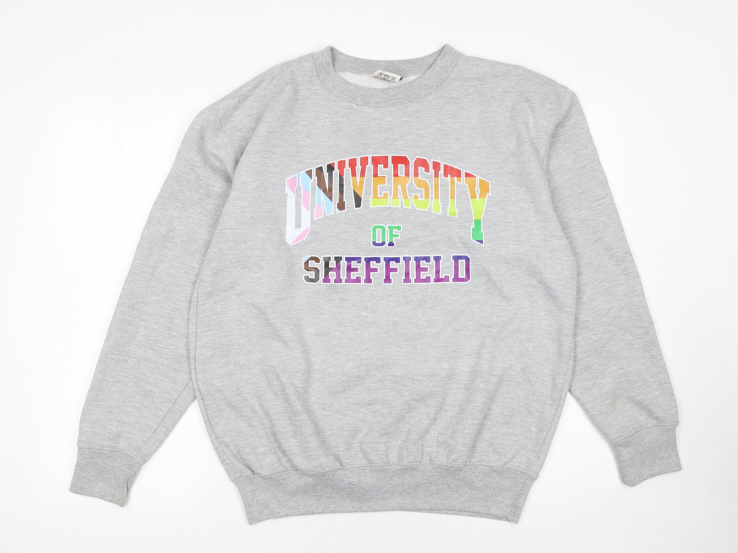 Cottonridge Women's Grey University of Sheffield Pullover Sweatshirt M
