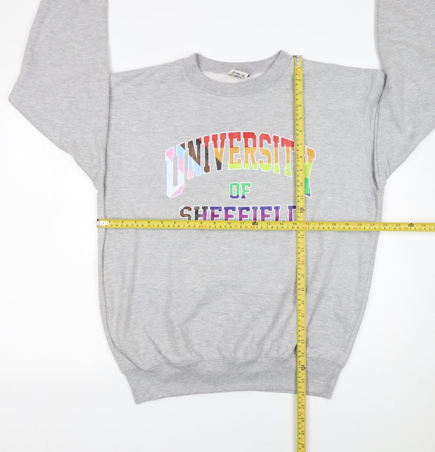Cottonridge Women's Grey University of Sheffield Pullover Sweatshirt M