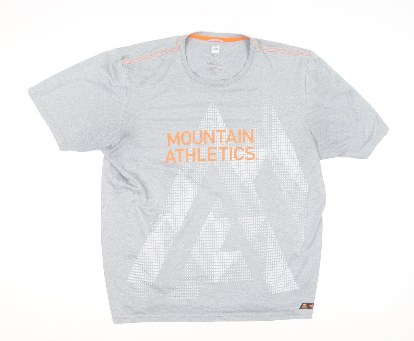 The North Face Men's Grey Mountain Athletics Polyester T-Shirt M