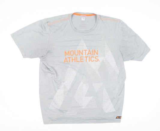 The North Face Men's Grey Mountain Athletics Polyester T-Shirt M