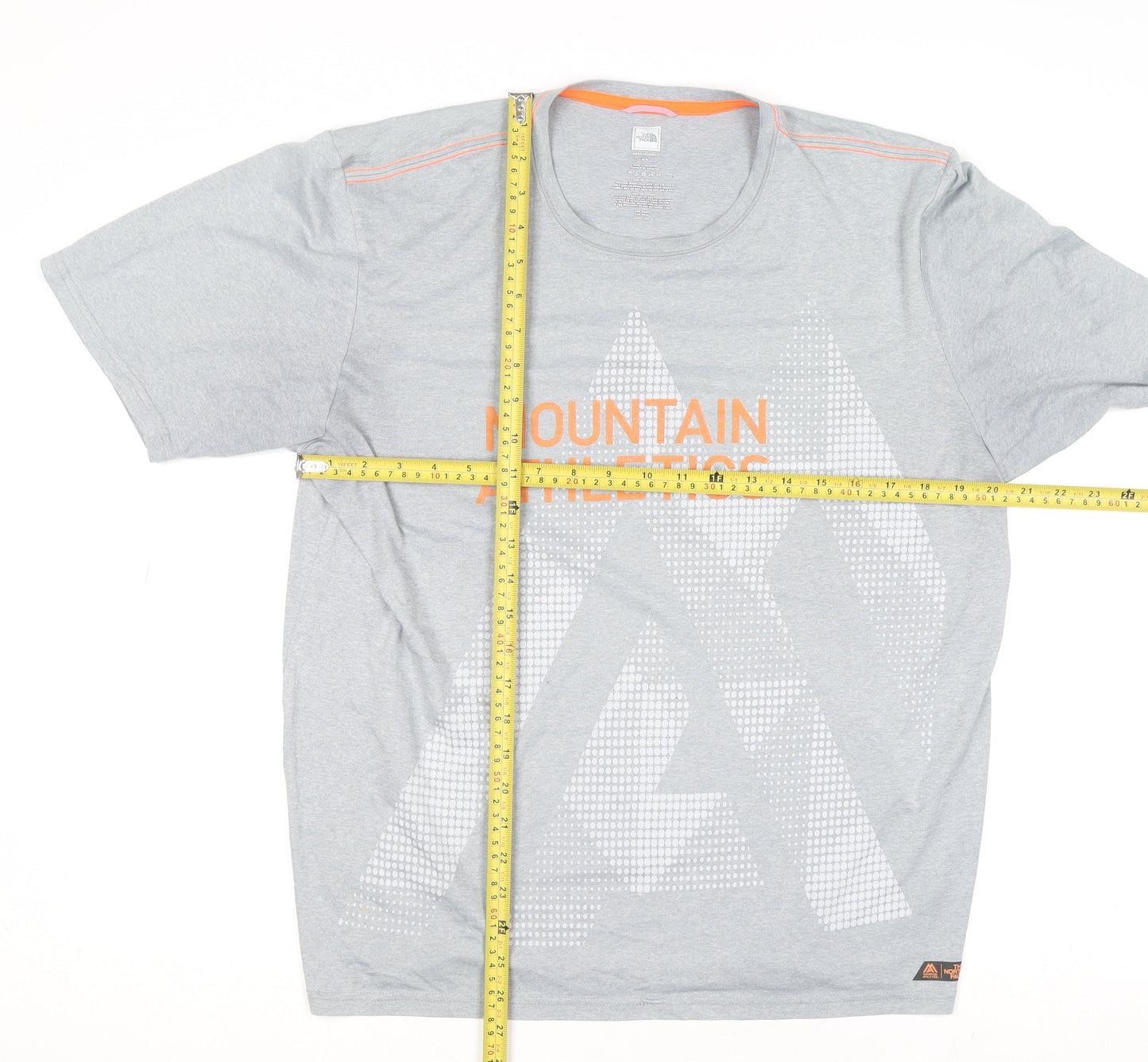 The North Face Men's Grey Mountain Athletics Polyester T-Shirt M
