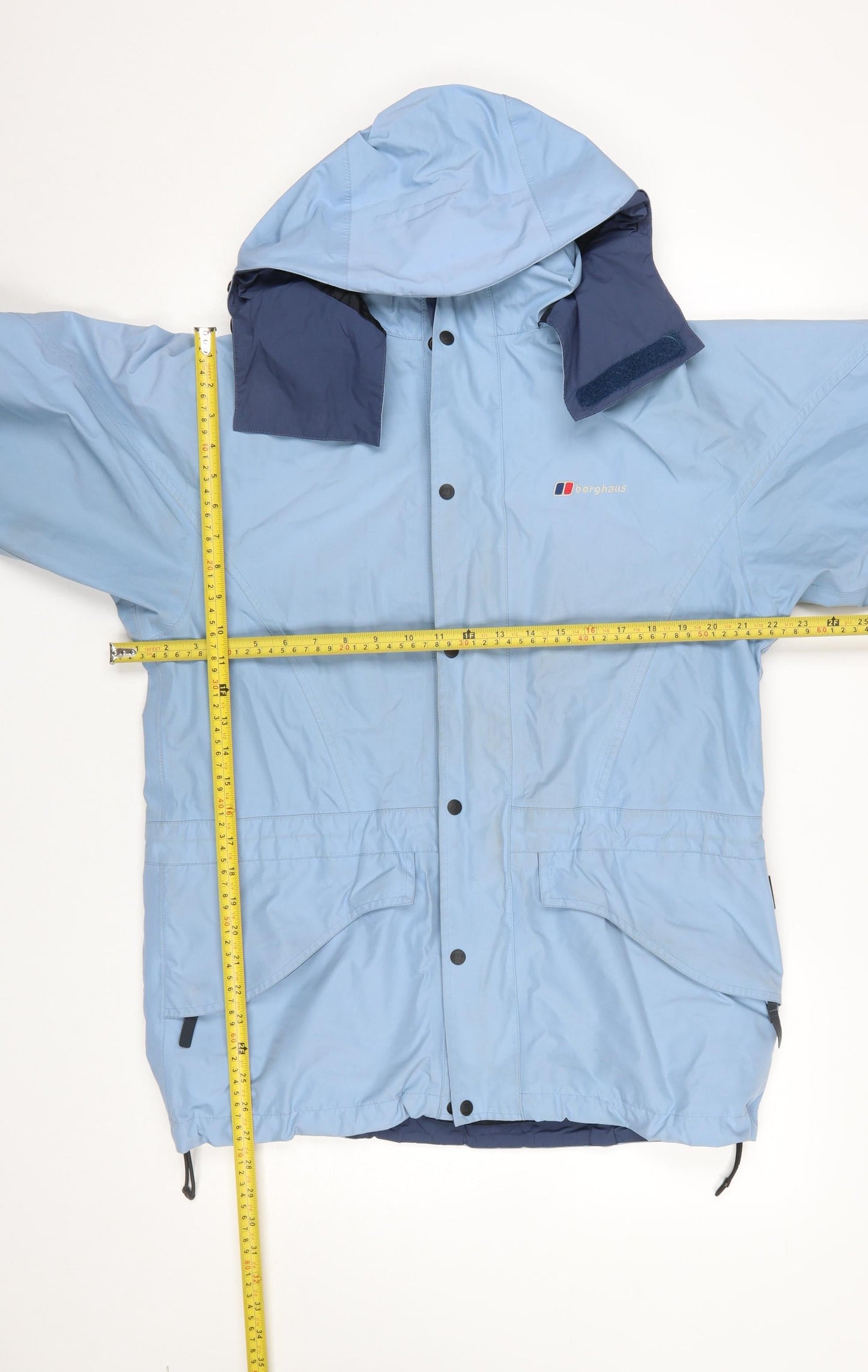 Berghaus Womens Blue Waterproof Hooded Rain Jacket Size 10