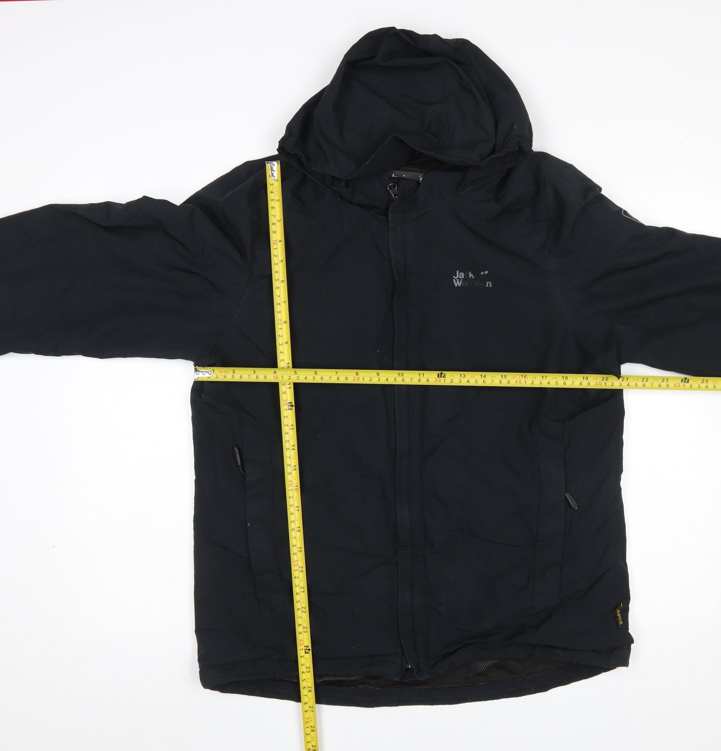 Jack Wolfskin Men's Black M Waterproof Hooded Outdoor Jacket