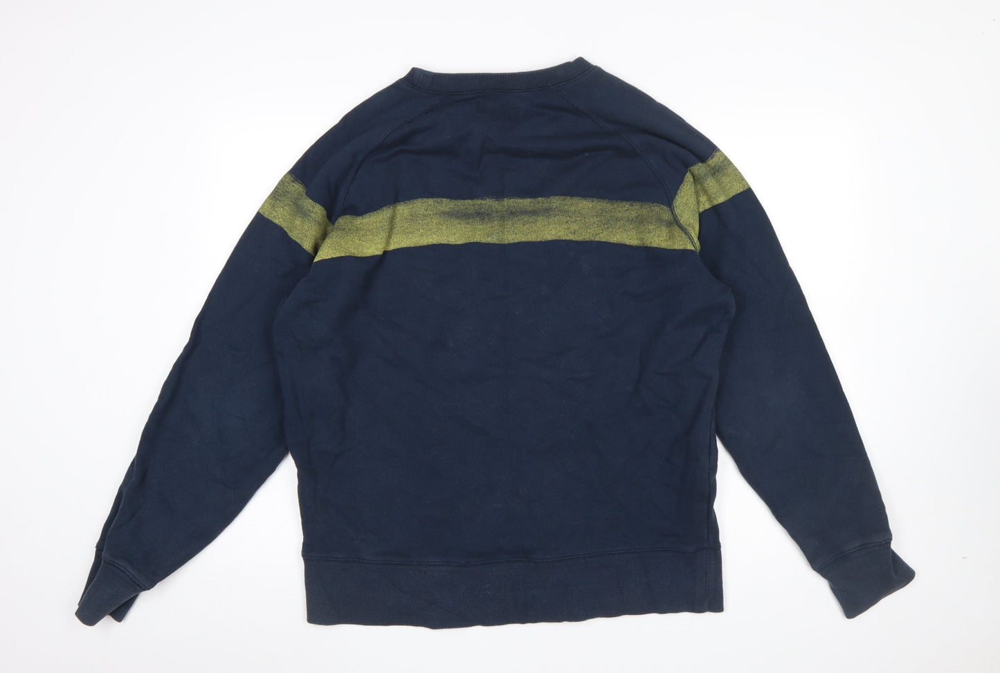 Lyle & Scott Men’s Blue 2XL Pullover Sweatshirt Crew Neck Cotton