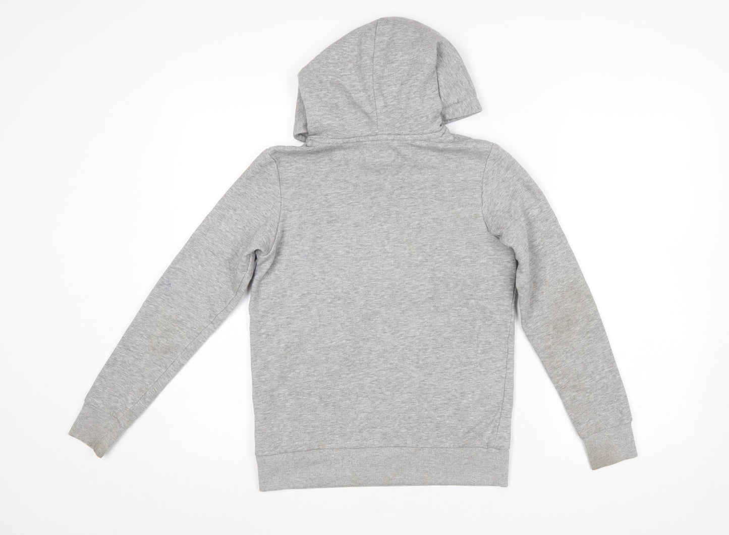 Jack & Jones Boys Grey Pullover Hoodie Size 152 Cotton Blend Long Sleeve
