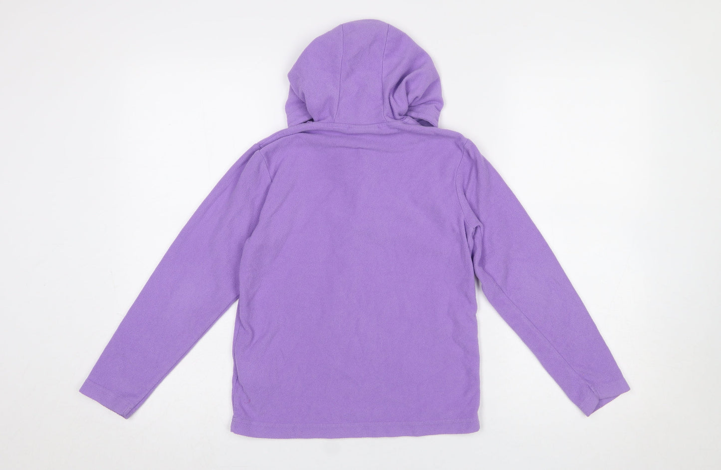 Mountain Warehouse Girls Purple Fleece 1/4 Zip Hoodie 9-10 Years