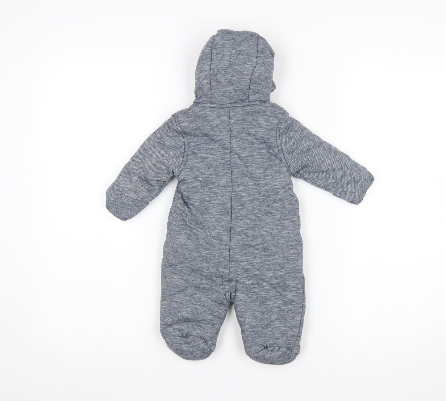 Disney Baby George Unisex Navy Winnie the Pooh Hooded Snowsuit 0-3 Months