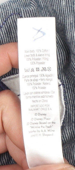 Disney Baby George Unisex Navy Winnie the Pooh Hooded Snowsuit 0-3 Months