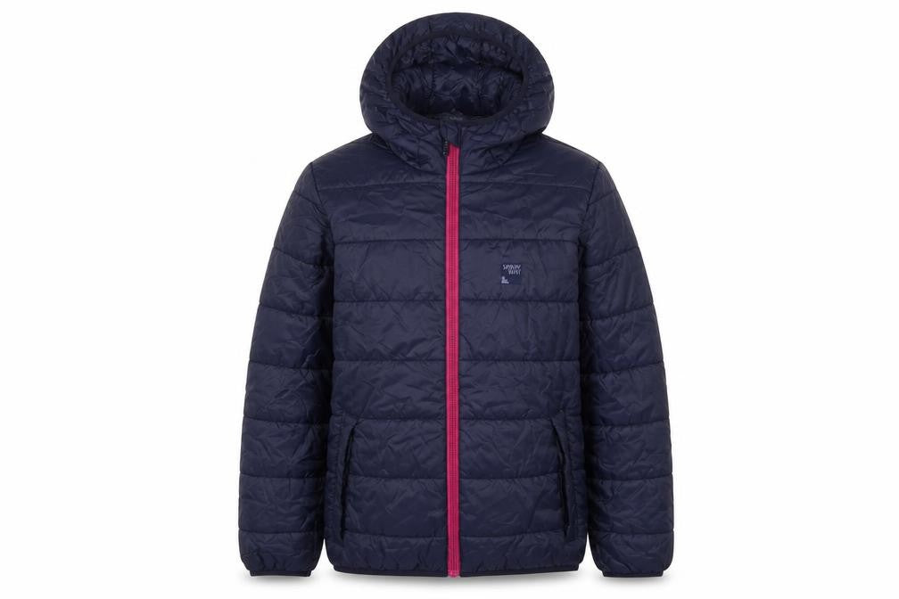 Sprayway Boys Blue Hooded Puffer Jacket 12-13 Years Lightweight Insulated