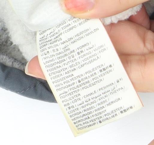 Superdry Men's Grey Small Hooded Puffer Jacket Windcheater