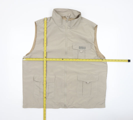 Atlas For Men Beige XL Men's Outdoor Bodywarmer Waistcoat