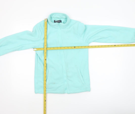 Mountain Warehouse Girls Blue Fleece Full Zip Jacket 7-8 Years