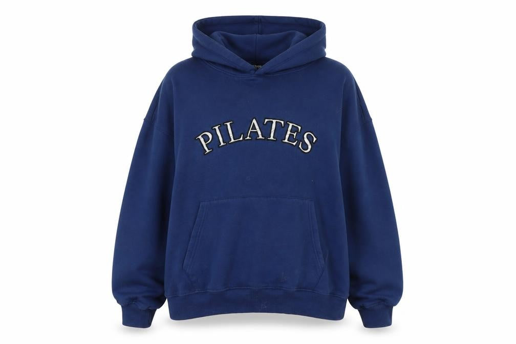 PrettyLittleThing Women Blue Pullover Hoodie XXL Cotton Blend Oversized