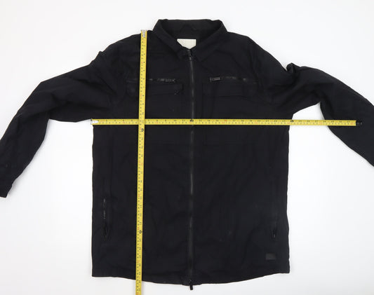 Firetrap Women's Black 2XL Military Style Zip Jacket