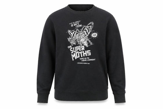 Superdry Womens Black UK 10 Graphic Pullover Sweatshirt