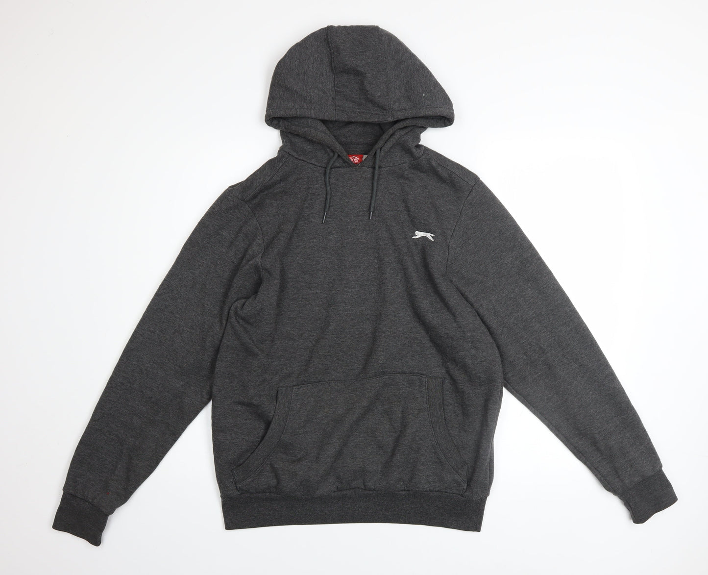 Slazenger Men's Grey Pullover Hoodie XS Regular Fit Fleece