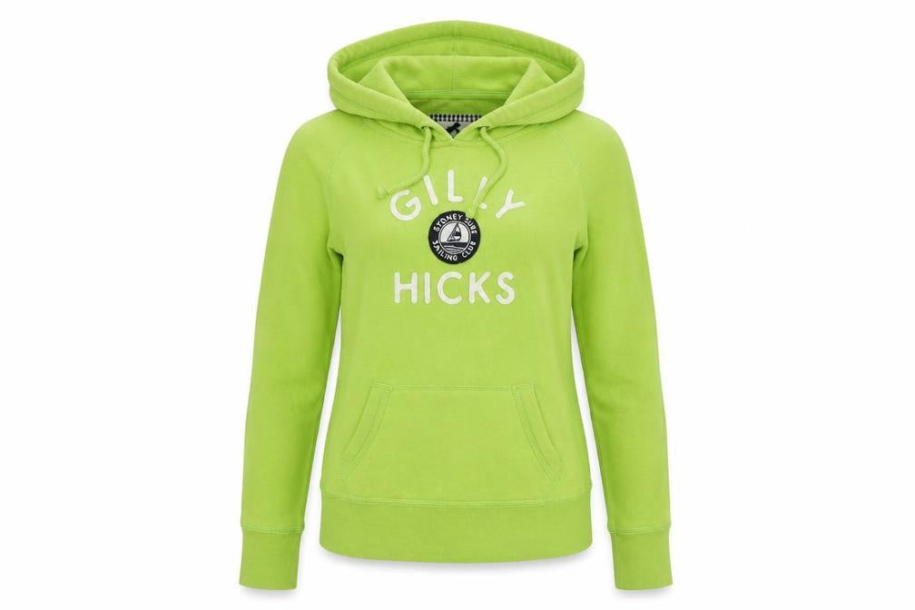 Gilly Hicks Women’s Green Pullover Hoodie Medium Cotton Blend