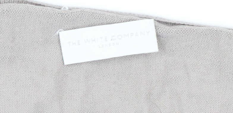 The White Company Women’s Beige Merino Wool V-Neck Jumper L