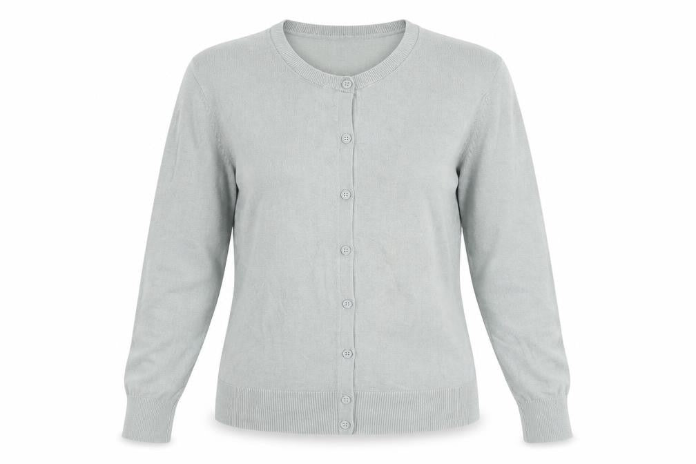Gap Women’s Green Cotton Crew Neck Cardigan Jumper Size M