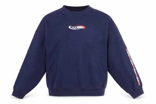 Fila Men's Blue XS Crew Neck Pullover Sweatshirt