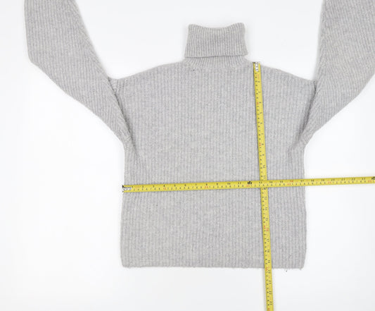 Friends Like These Women’s Grey Roll Neck Chunky Knit Jumper XS