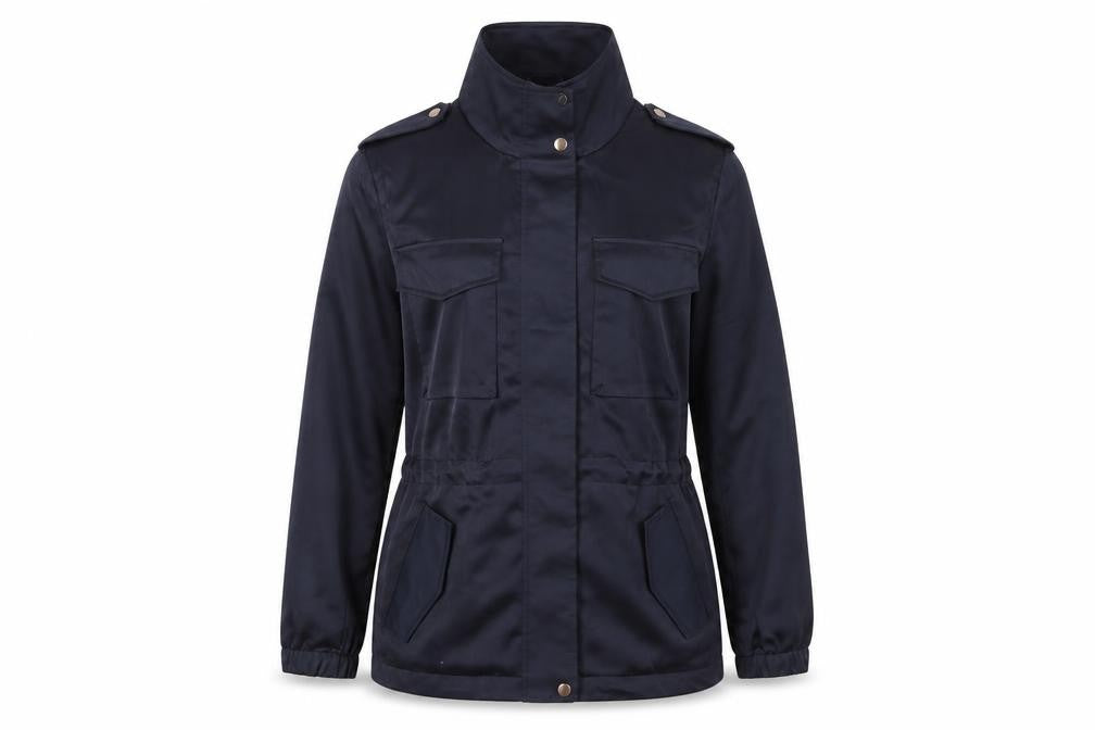 Next Women’s Blue Military Style Mid-Length Jacket Size 10