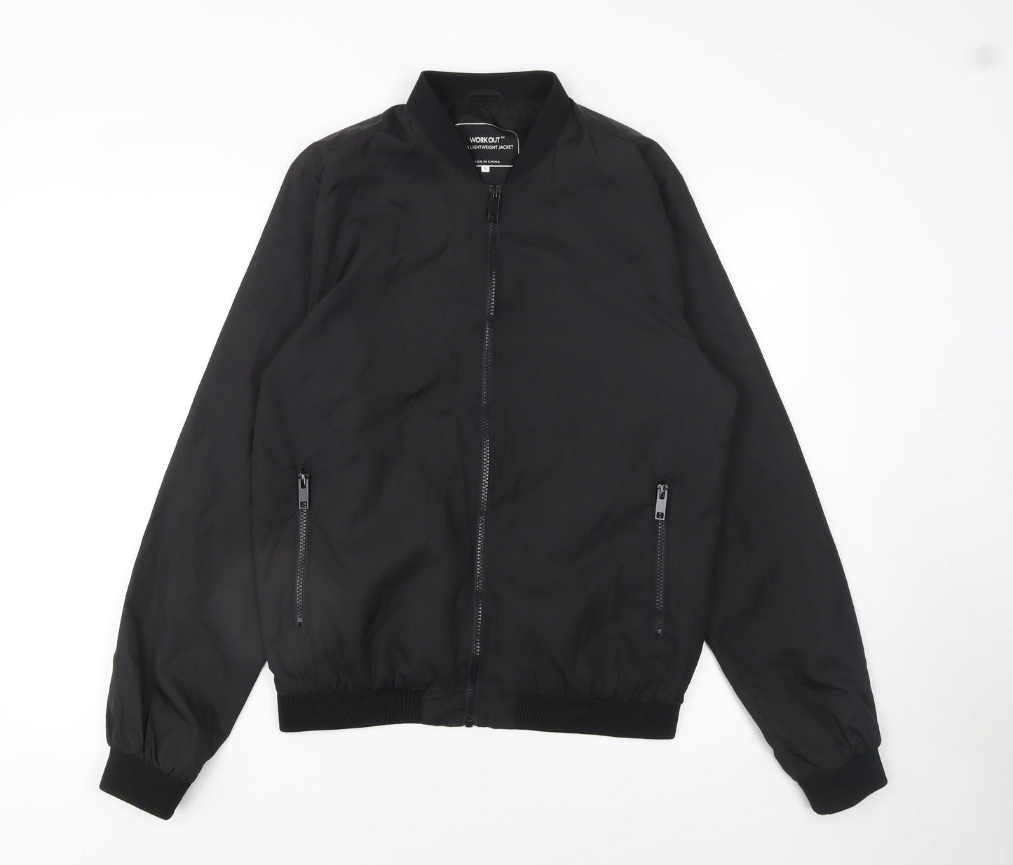 Cedar Wood State Men's Black S Lightweight Activewear Jacket