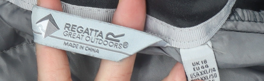 Regatta Womens Grey Size 18 Softshell Windbreaker Jacket