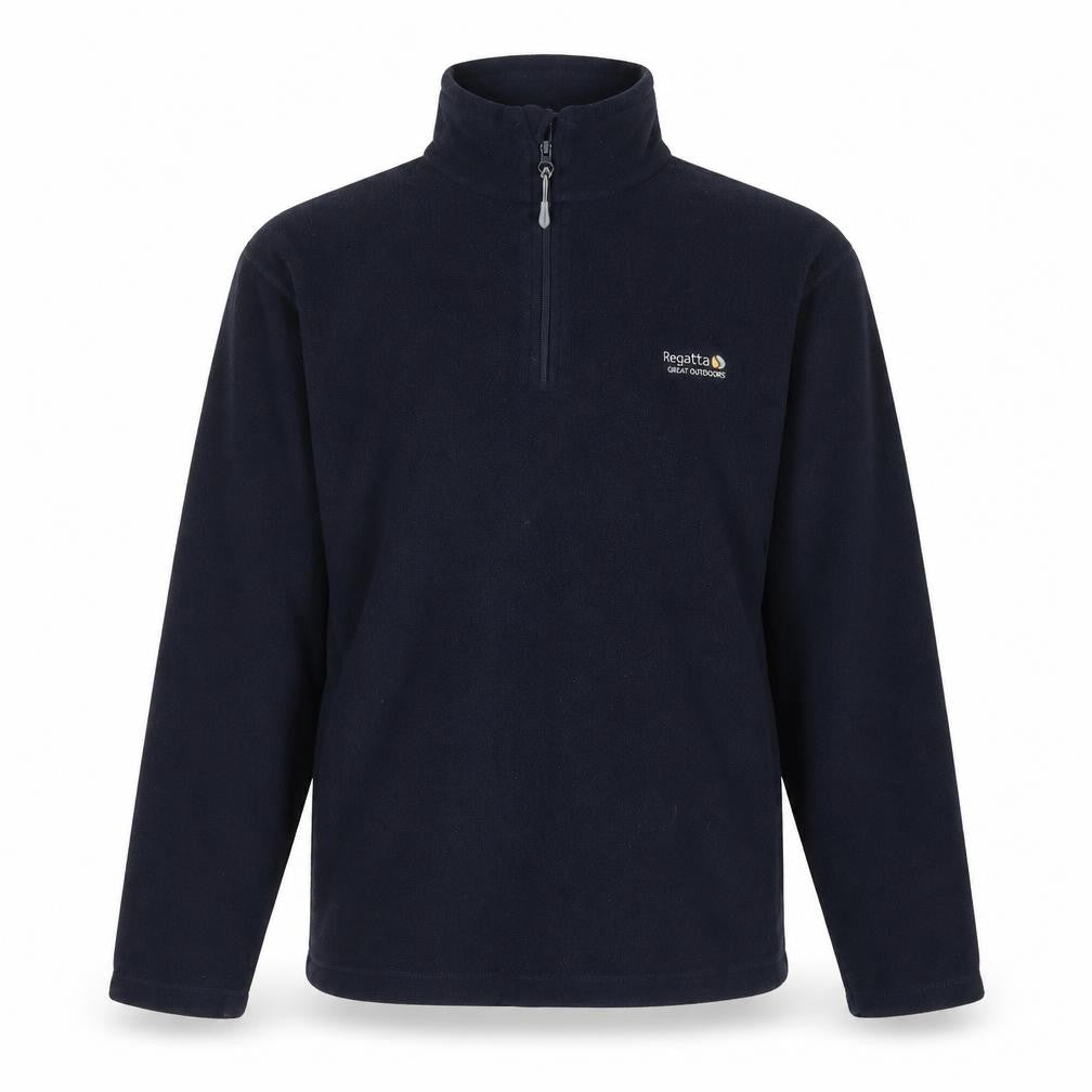 Regatta Men Blue Fleece 1/4 Zip Pullover Sweatshirt Size S