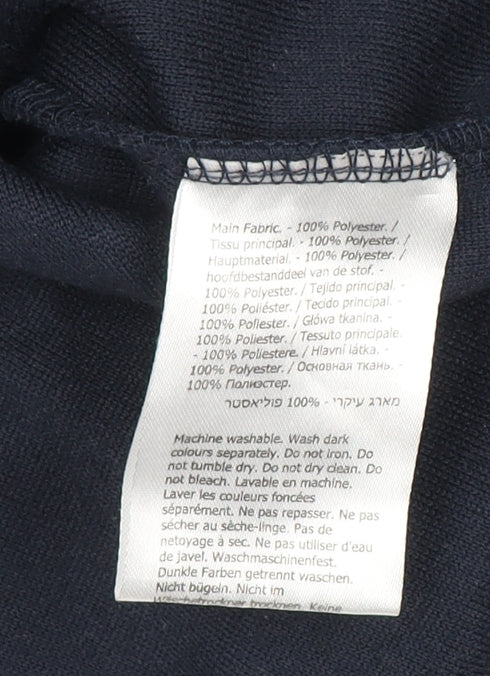 Regatta Men Blue Fleece 1/4 Zip Pullover Sweatshirt Size S