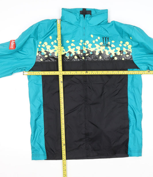 George Men’s Blue Windbreaker Jacket S Manchester 2002 Commonwealth Games