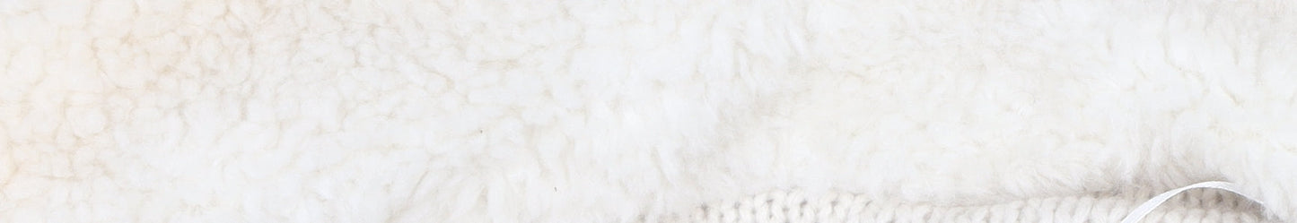 Quiz Women Ivory Faux Fur Trim Open Knit Long Sleeve Cardigan M