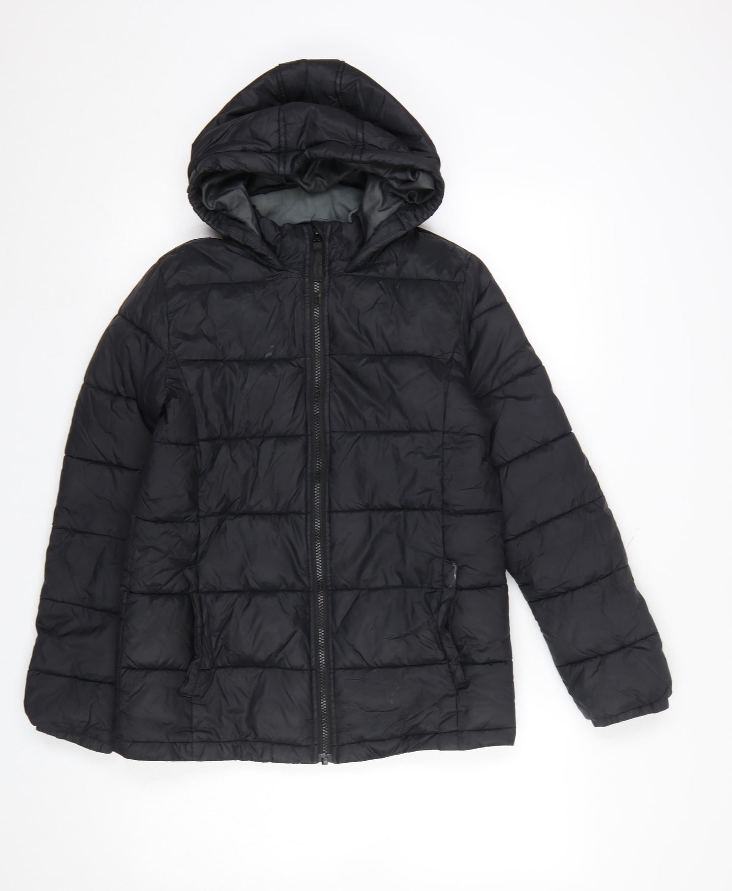 Berghaus Boys Black 13 Years Hooded Puffer Jacket Winter Coat