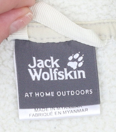 Jack Wolfskin Women's Blue Soft Shell Fleece Jacket Size 10