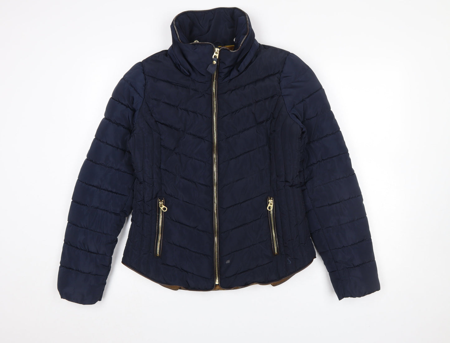 Joules Women’s Blue Size 12 Puffer Jacket Quilted Lightweight