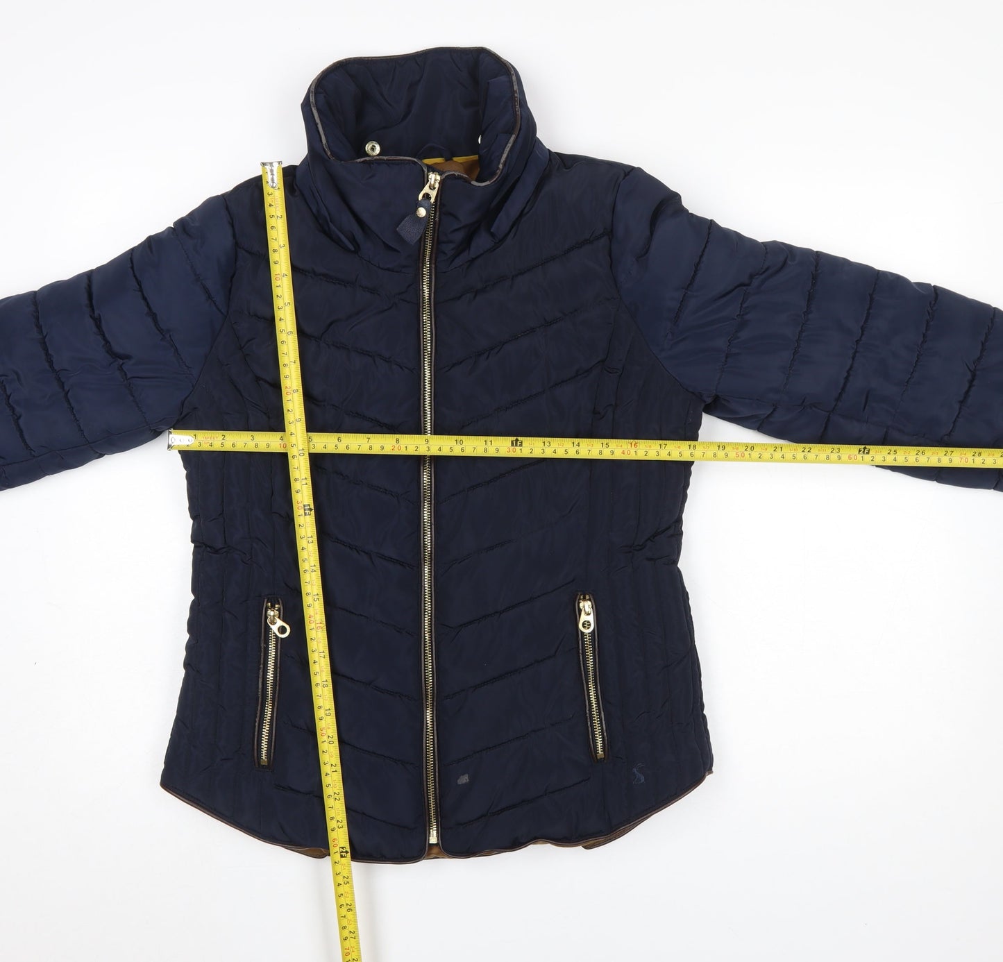 Joules Women’s Blue Size 12 Puffer Jacket Quilted Lightweight