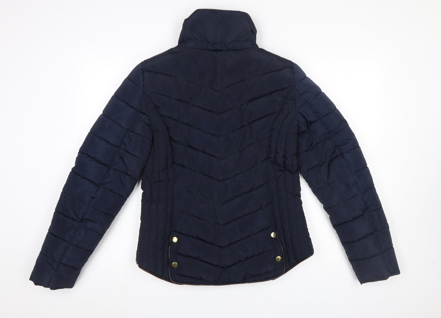 Joules Women’s Blue Size 12 Puffer Jacket Quilted Lightweight