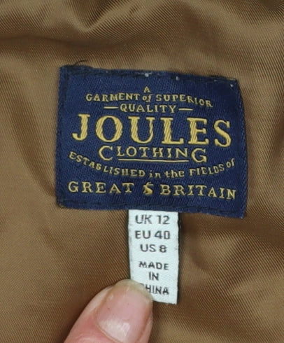 Joules Women’s Blue Size 12 Puffer Jacket Quilted Lightweight